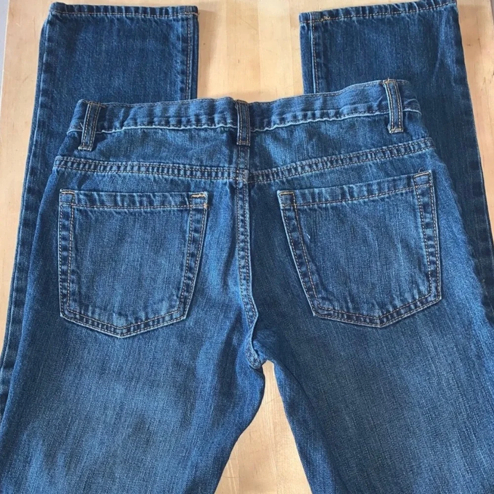 Old Navy Denim Blue Jeans Dark Wash Size 12 Regular Straight